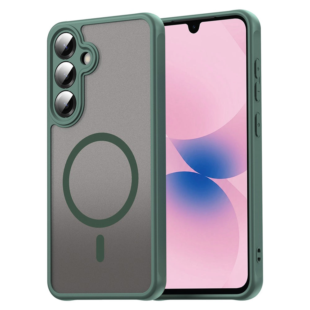 Husa MagSafe pentru Samsung Galaxy A27 5G, Techsuit, HaloFrost II, Verde