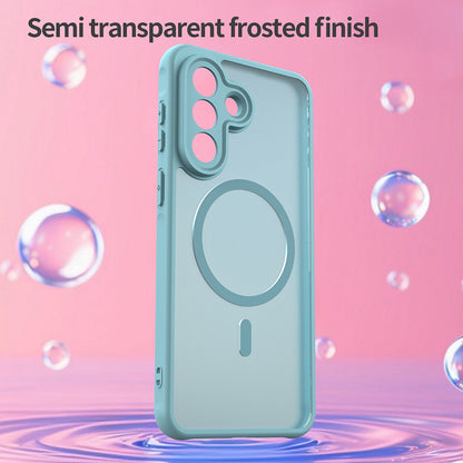 Husa MagSafe pentru Samsung Galaxy A27 5G, Techsuit, HaloFrost II, Verde Deschis