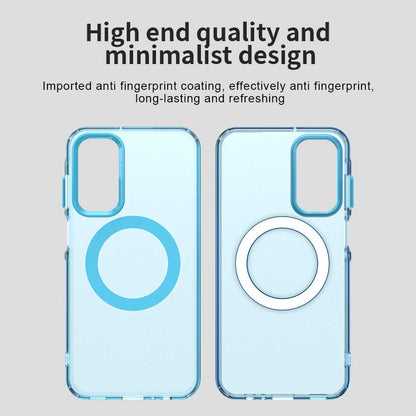 Husa MagSafe pentru Samsung Galaxy A35 5G A356, Techsuit, CandyCase, Albastra