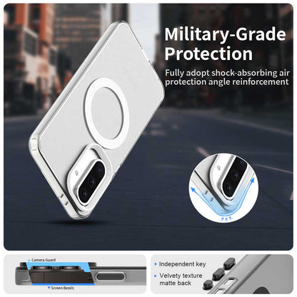 Husa MagSafe pentru Samsung Galaxy A36 A366, Techsuit, CandyCase, Alba