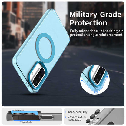 Husa MagSafe pentru Samsung Galaxy A36 A366, Techsuit, CandyCase, Albastra