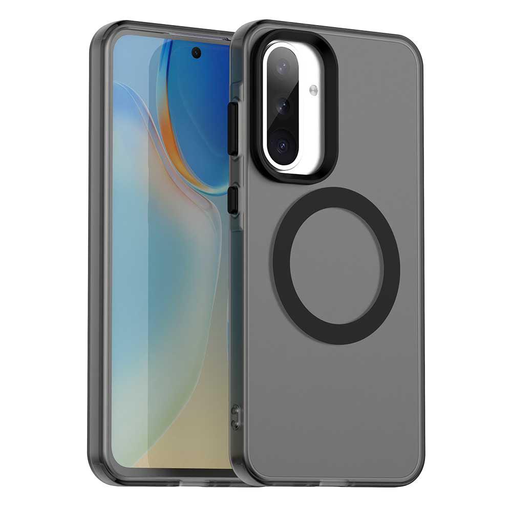 Husa MagSafe pentru Samsung Galaxy A36 A366, Techsuit, CandyCase, Neagra