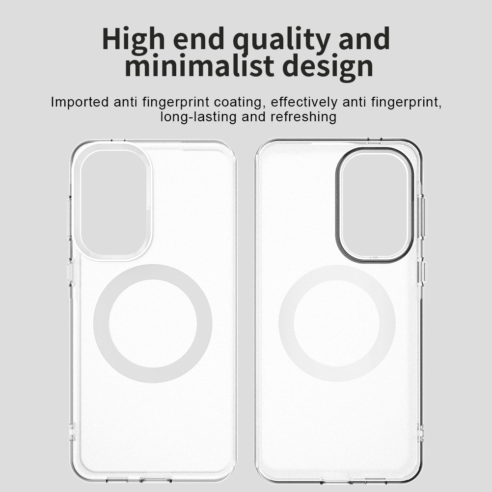 Husa MagSafe pentru Samsung Galaxy A37 5G, Techsuit, CandyCase, Alba