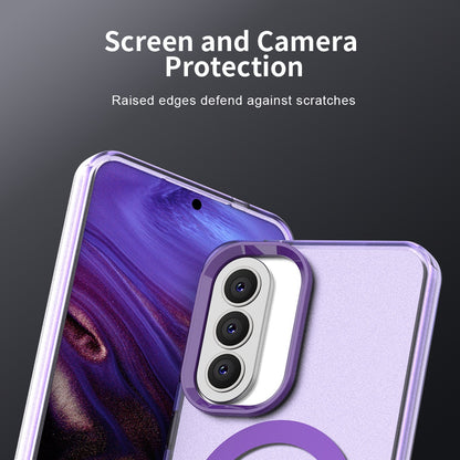 Husa MagSafe pentru Samsung Galaxy A37 5G, Techsuit, CandyCase, Mov