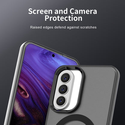 Husa MagSafe pentru Samsung Galaxy A37 5G, Techsuit, CandyCase, Neagra