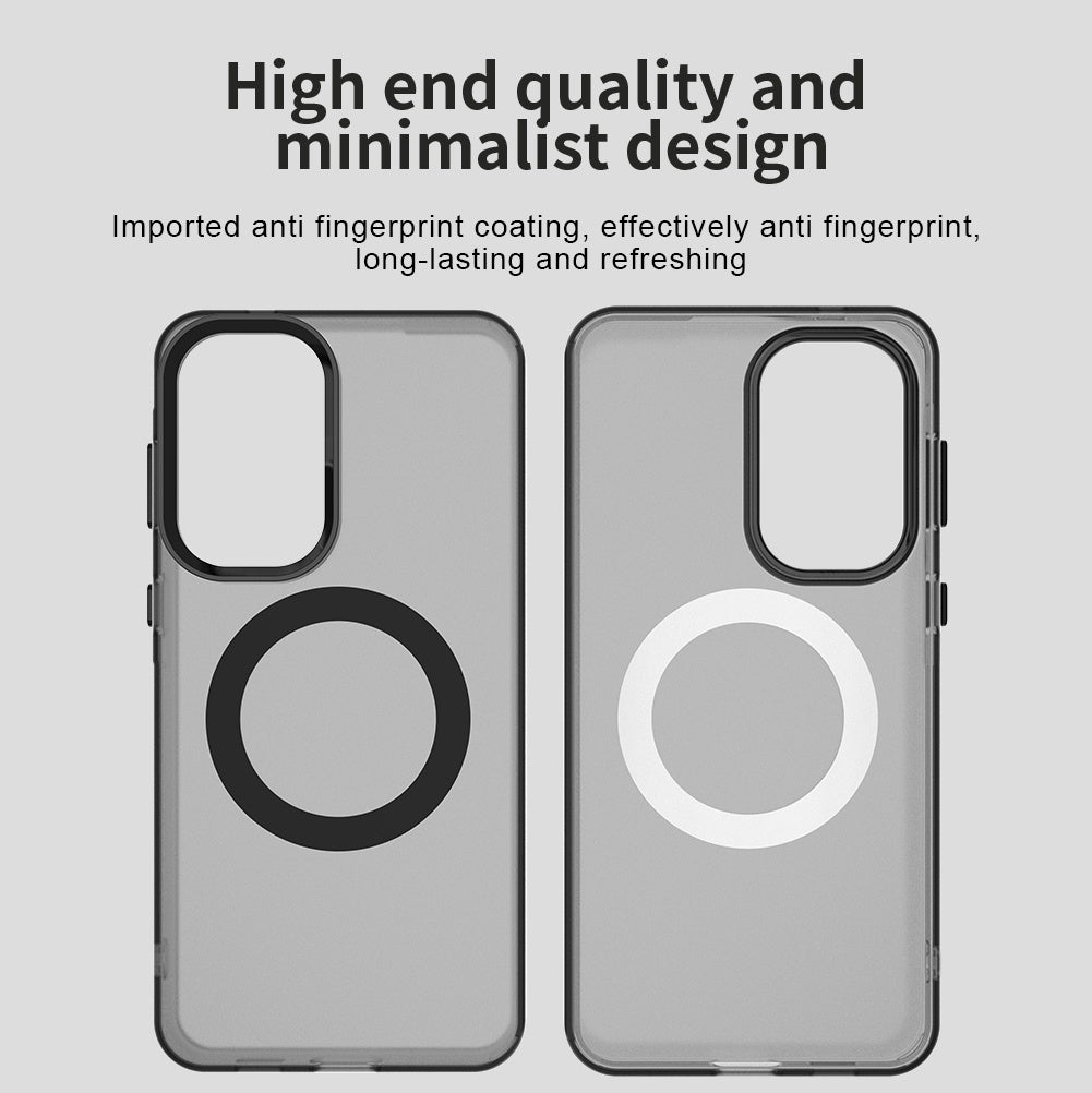 Husa MagSafe pentru Samsung Galaxy A37 5G, Techsuit, CandyCase, Neagra