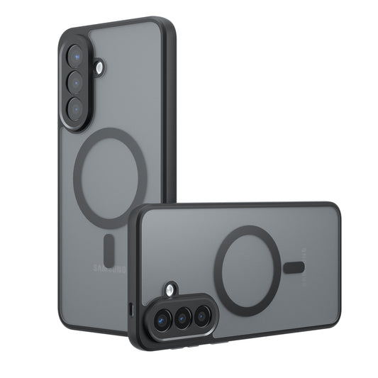 Husa MagSafe pentru Samsung Galaxy A37 5G, Techsuit, PureFrost, Neagra Satinata