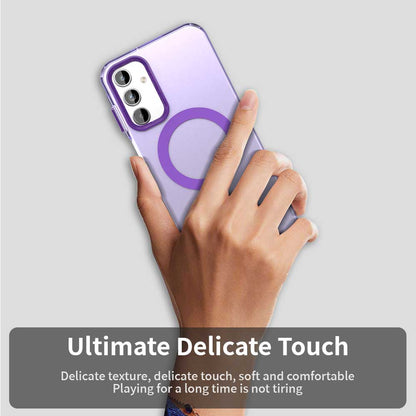 Husa MagSafe pentru Samsung Galaxy A55 5G A556, Techsuit, CandyCase, Mov