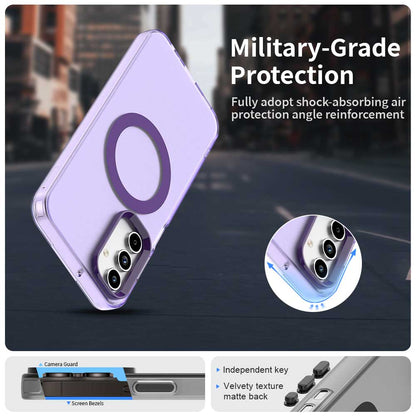 Husa MagSafe pentru Samsung Galaxy A55 5G A556, Techsuit, CandyCase, Mov