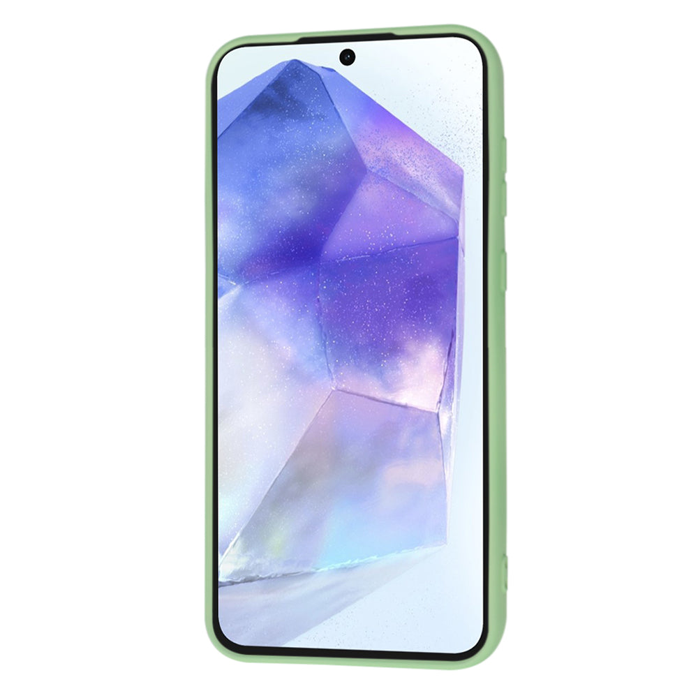 Husa MagSafe pentru Samsung Galaxy A55 5G A556, Techsuit, SoftFlex, Verde Deschis