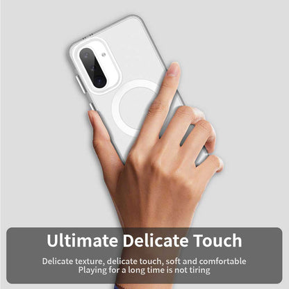 Husa MagSafe pentru Samsung Galaxy A56 A566, Techsuit, CandyCase, Alba