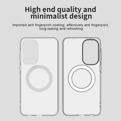 Husa MagSafe pentru Samsung Galaxy A56 A566, Techsuit, CandyCase, Alba