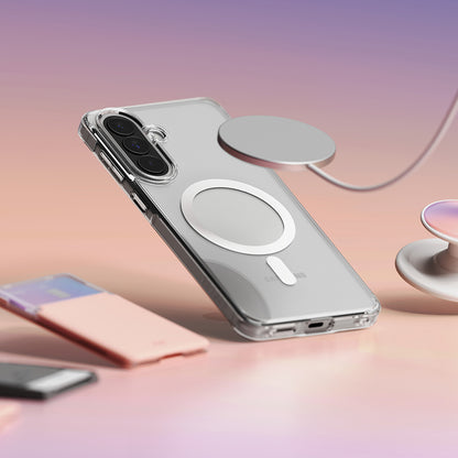 Husa MagSafe pentru Samsung Galaxy A57 5G, Ringke, Fusion, Transparenta