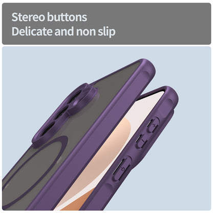 Husa MagSafe pentru Samsung Galaxy A57 5G, Techsuit, HaloFrost II, Mov