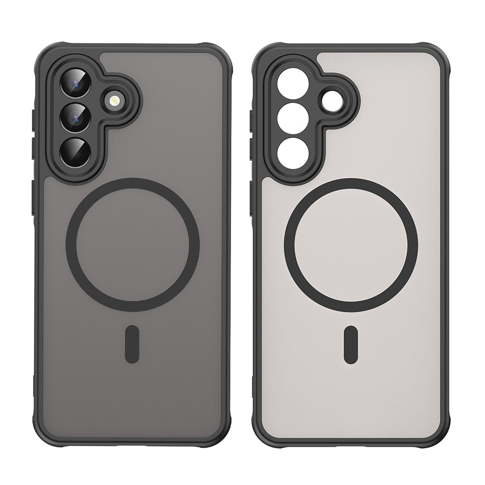 Husa MagSafe pentru Samsung Galaxy A57 5G, Techsuit, HaloFrost II, Neagra