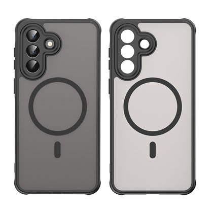 Husa MagSafe pentru Samsung Galaxy A57 5G, Techsuit, HaloFrost II, Neagra