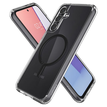 Husa MagSafe pentru Samsung Galaxy S23 FE S711, Spigen, Ultra Hybrid OneTap Ring, Transparenta