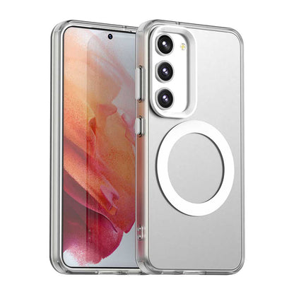 Husa MagSafe pentru Samsung Galaxy S23+ S916, Techsuit, CandyCase, Alba