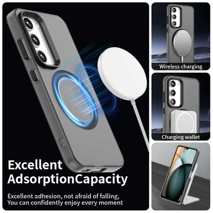Husa MagSafe pentru Samsung Galaxy S23+ S916, Techsuit, CandyCase, Neagra