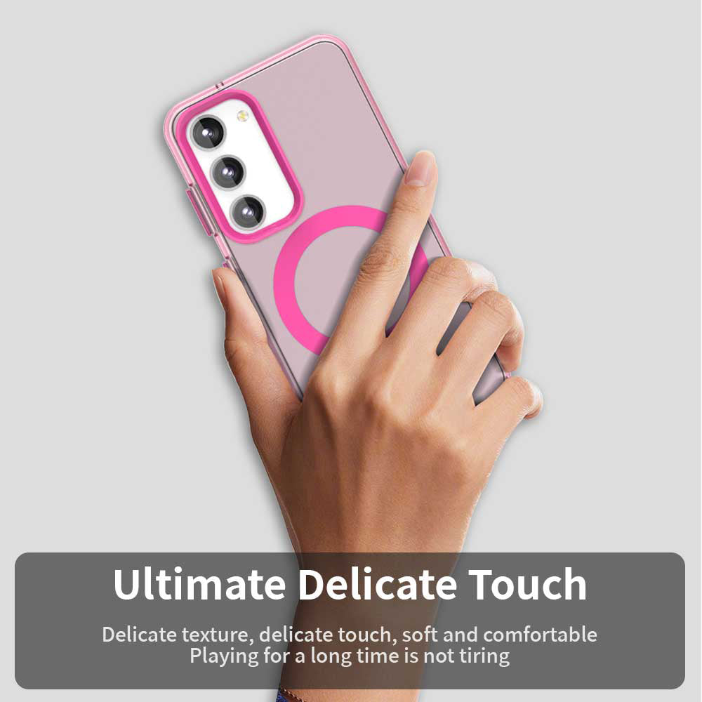 Husa MagSafe pentru Samsung Galaxy S23+ S916, Techsuit, CandyCase, Roz