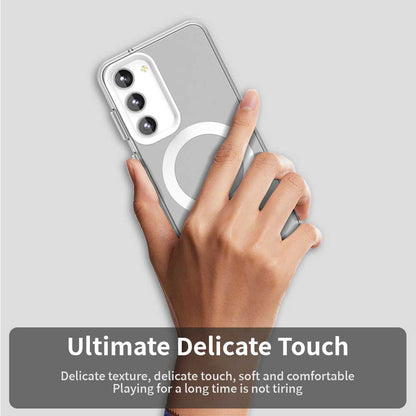 Husa MagSafe pentru Samsung Galaxy S23 S911, Techsuit, CandyCase, Alba