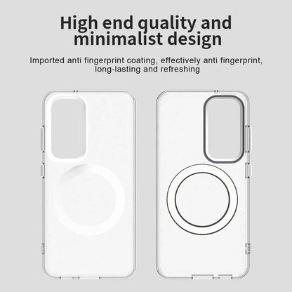 Husa MagSafe pentru Samsung Galaxy S23 S911, Techsuit, CandyCase, Alba
