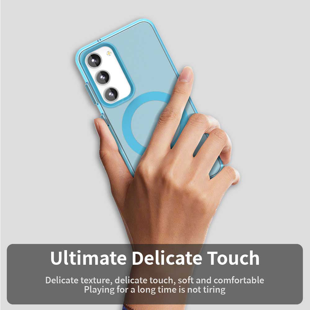 Husa MagSafe pentru Samsung Galaxy S23 S911, Techsuit, CandyCase, Albastra