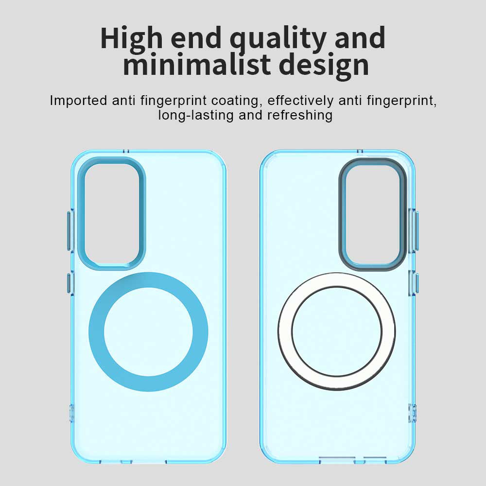 Husa MagSafe pentru Samsung Galaxy S23 S911, Techsuit, CandyCase, Albastra