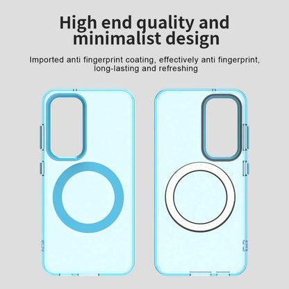 Husa MagSafe pentru Samsung Galaxy S23 S911, Techsuit, CandyCase, Albastra
