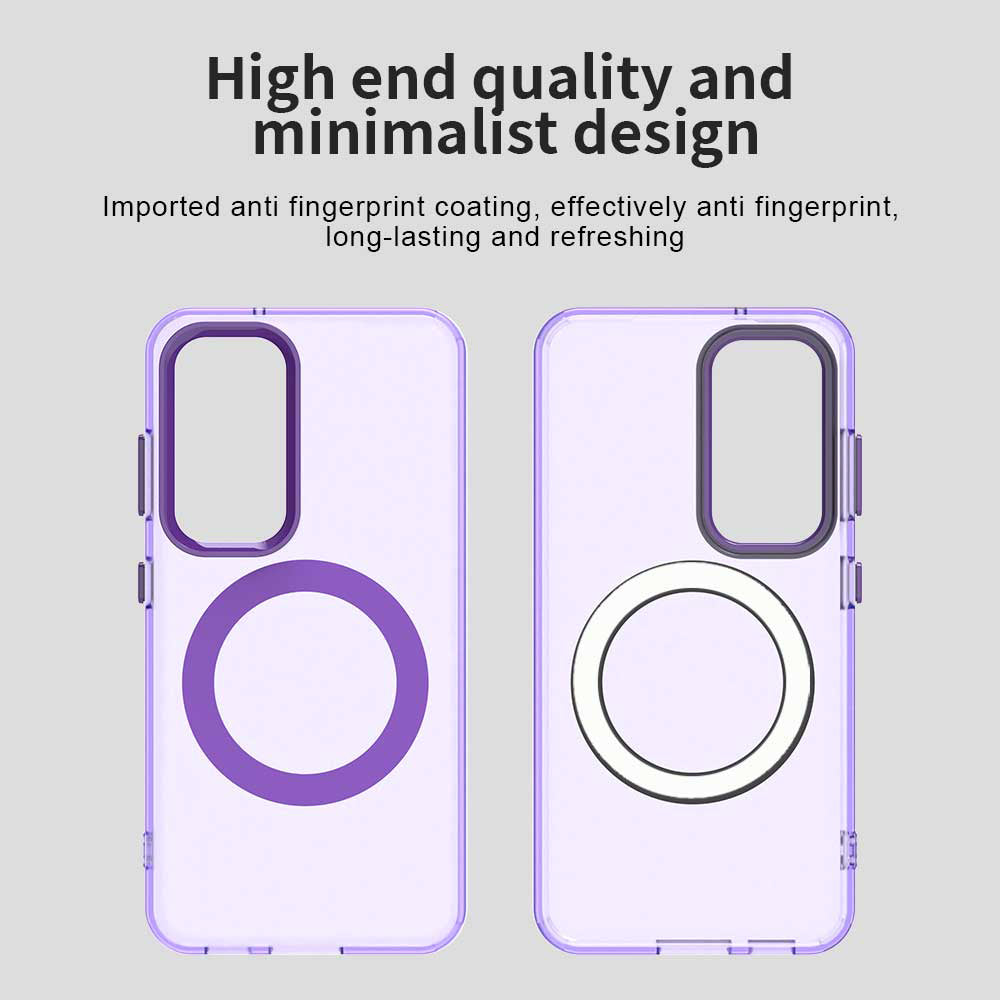 Husa MagSafe pentru Samsung Galaxy S23 S911, Techsuit, CandyCase, Mov