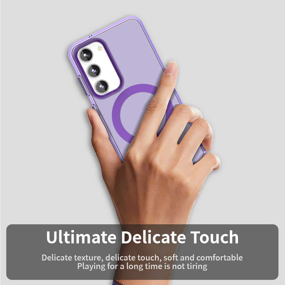 Husa MagSafe pentru Samsung Galaxy S23 S911, Techsuit, CandyCase, Mov