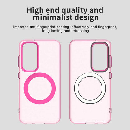 Husa MagSafe pentru Samsung Galaxy S23 S911, Techsuit, CandyCase, Roz