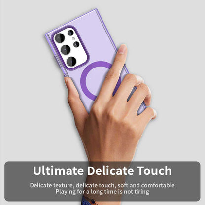 Husa MagSafe pentru Samsung Galaxy S23 Ultra S918, Techsuit, CandyCase, Mov