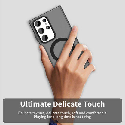Husa MagSafe pentru Samsung Galaxy S23 Ultra S918, Techsuit, CandyCase, Neagra