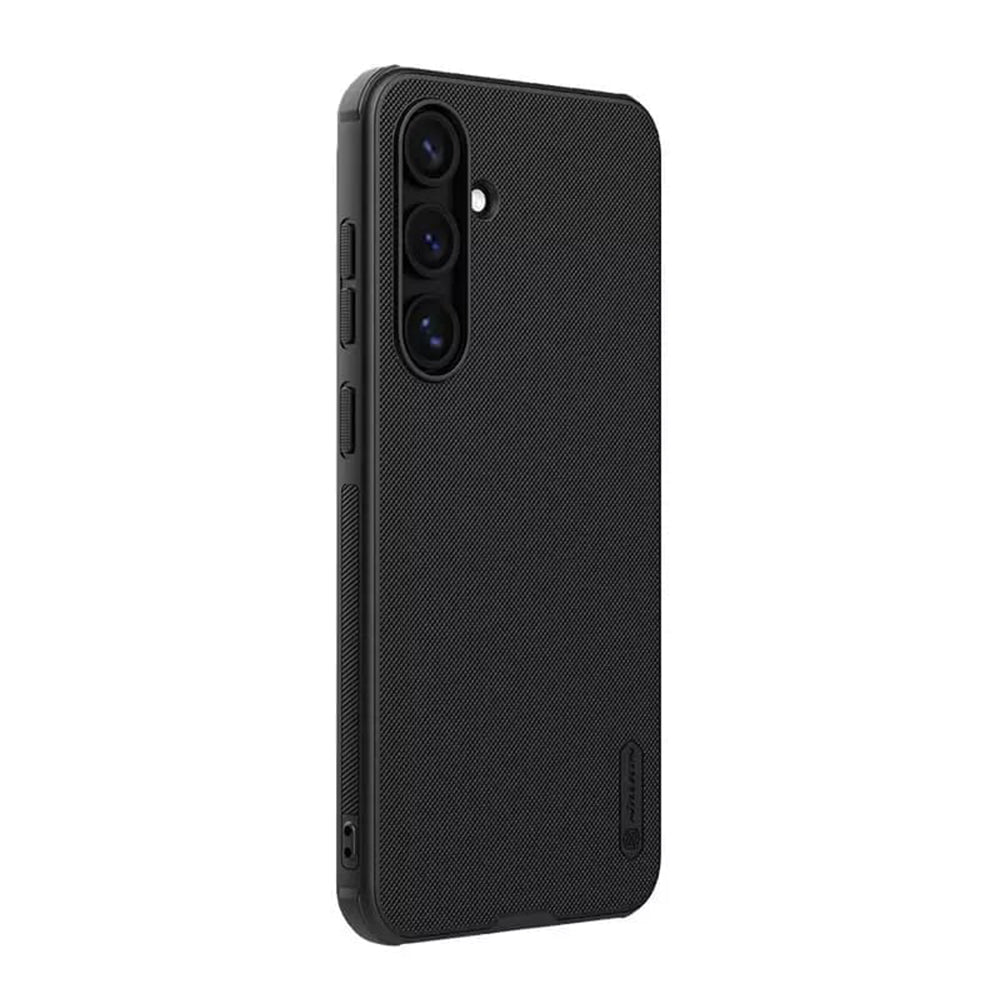 Husa MagSafe pentru Samsung Galaxy S24 FE S721, Nillkin, Super Shield Pro, Neagra Satinata