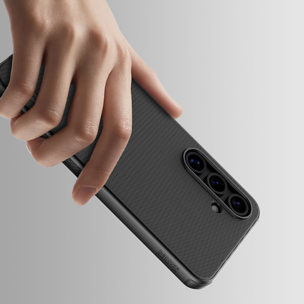 Husa MagSafe pentru Samsung Galaxy S24 FE S721, Nillkin, Super Shield Pro, Neagra Satinata