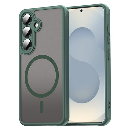 Husa MagSafe pentru Samsung Galaxy S24+ S926, Techsuit, HaloFrost II, Verde