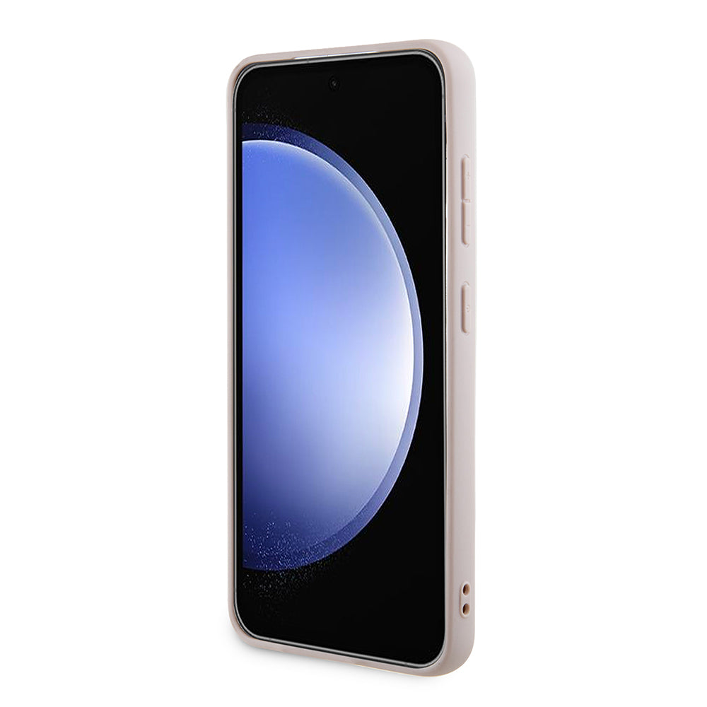 Husa MagSafe pentru Samsung Galaxy S24 S921, Guess, 4G Collection, Roz