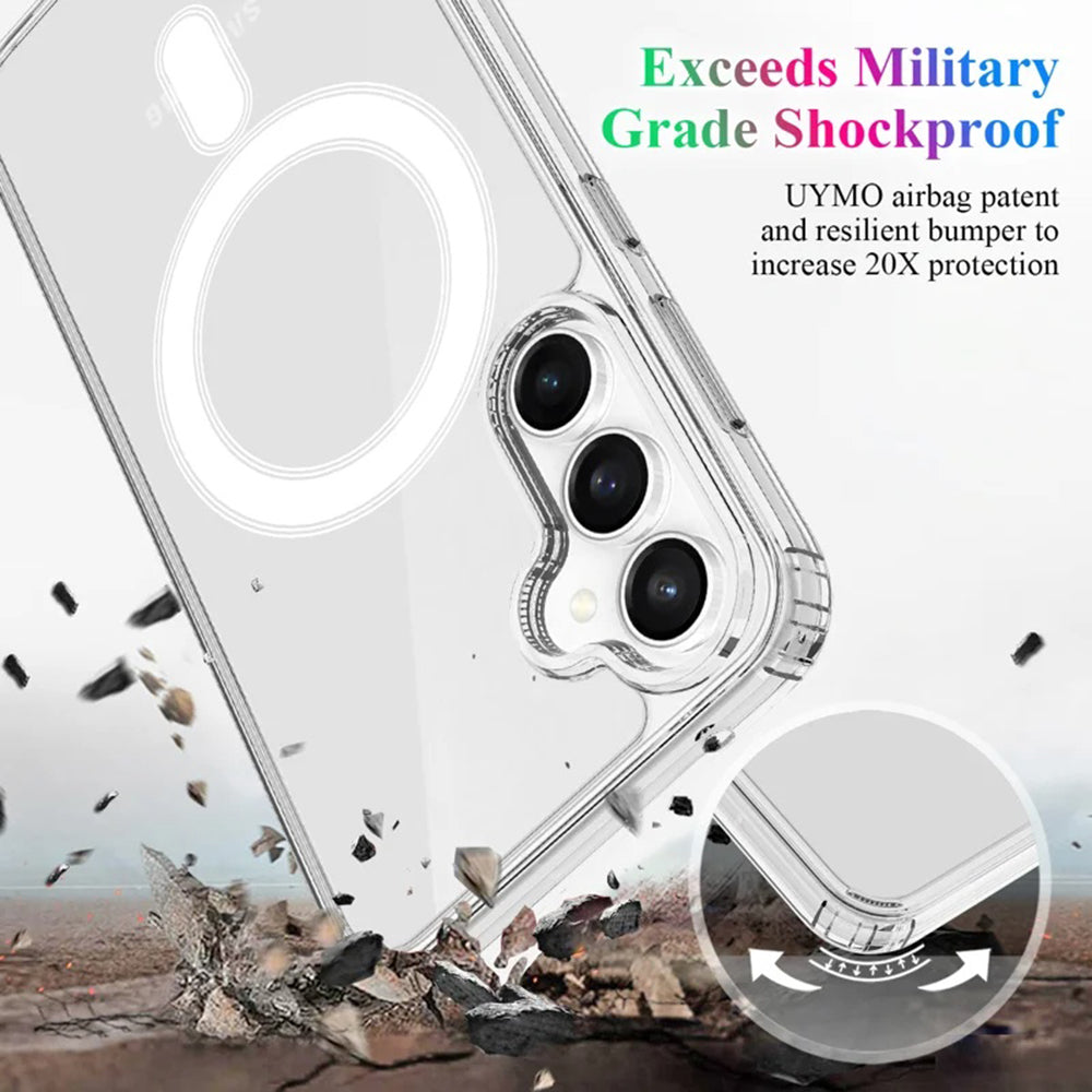 Husa MagSafe pentru Samsung Galaxy S24 S921, Techsuit, Pro, Transparenta