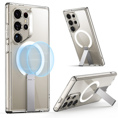Husa MagSafe pentru Samsung Galaxy S24 Ultra S928, ESR, Boost Flickstand, Transparenta