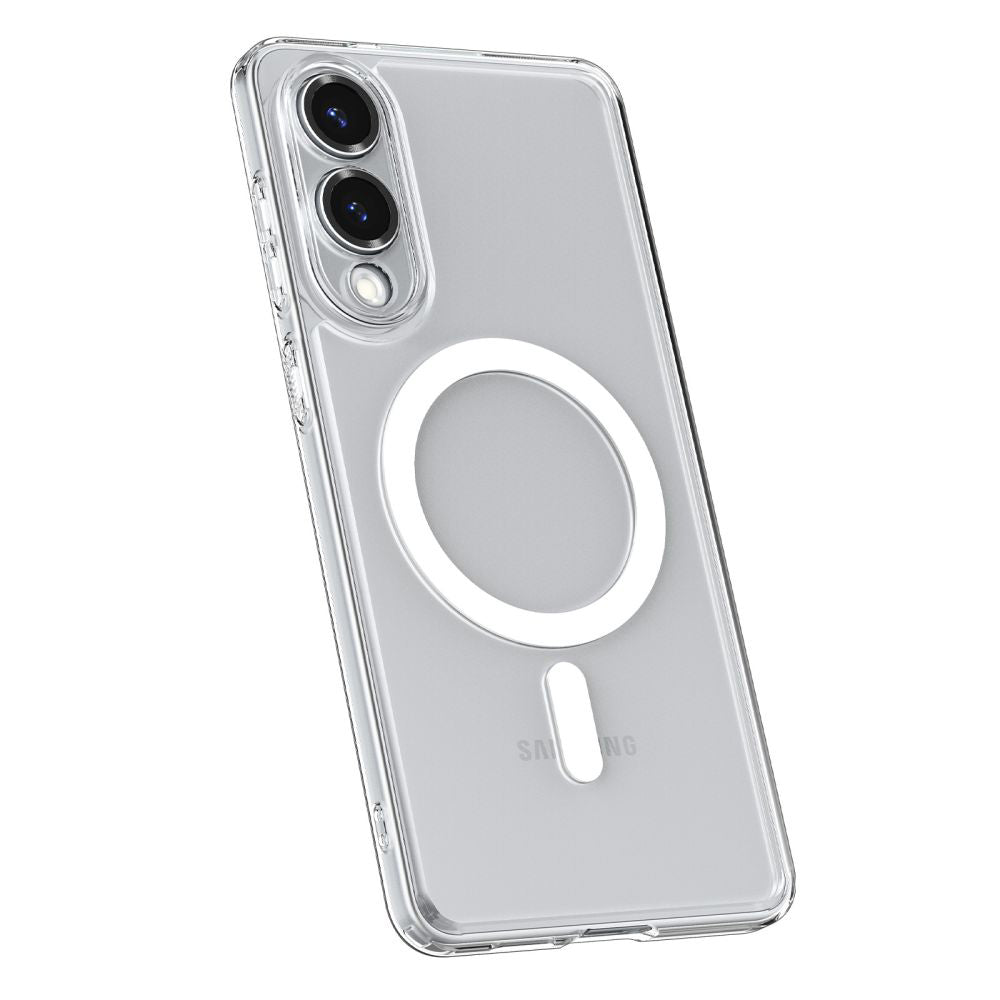 Husa MagSafe pentru Samsung Galaxy S25 Edge S937, Spigen, Ultra Hybrid, Alba ACS09418