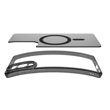Husa MagSafe pentru Samsung Galaxy S25 Edge S937, Spigen, Ultra Hybrid, Neagra Satinata ACS09419