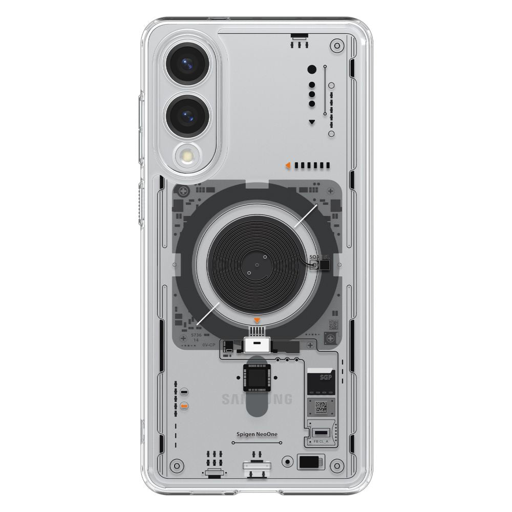 Husa MagSafe pentru Samsung Galaxy S25 Edge S937, Spigen, Ultra Hybrid Neo One, Transparenta ACS09416