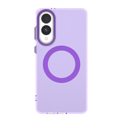 Husa MagSafe pentru Samsung Galaxy S25 Edge S937, Techsuit, CandyCase, Mov