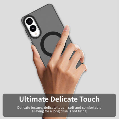 Husa MagSafe pentru Samsung Galaxy S25 Edge S937, Techsuit, CandyCase, Neagra