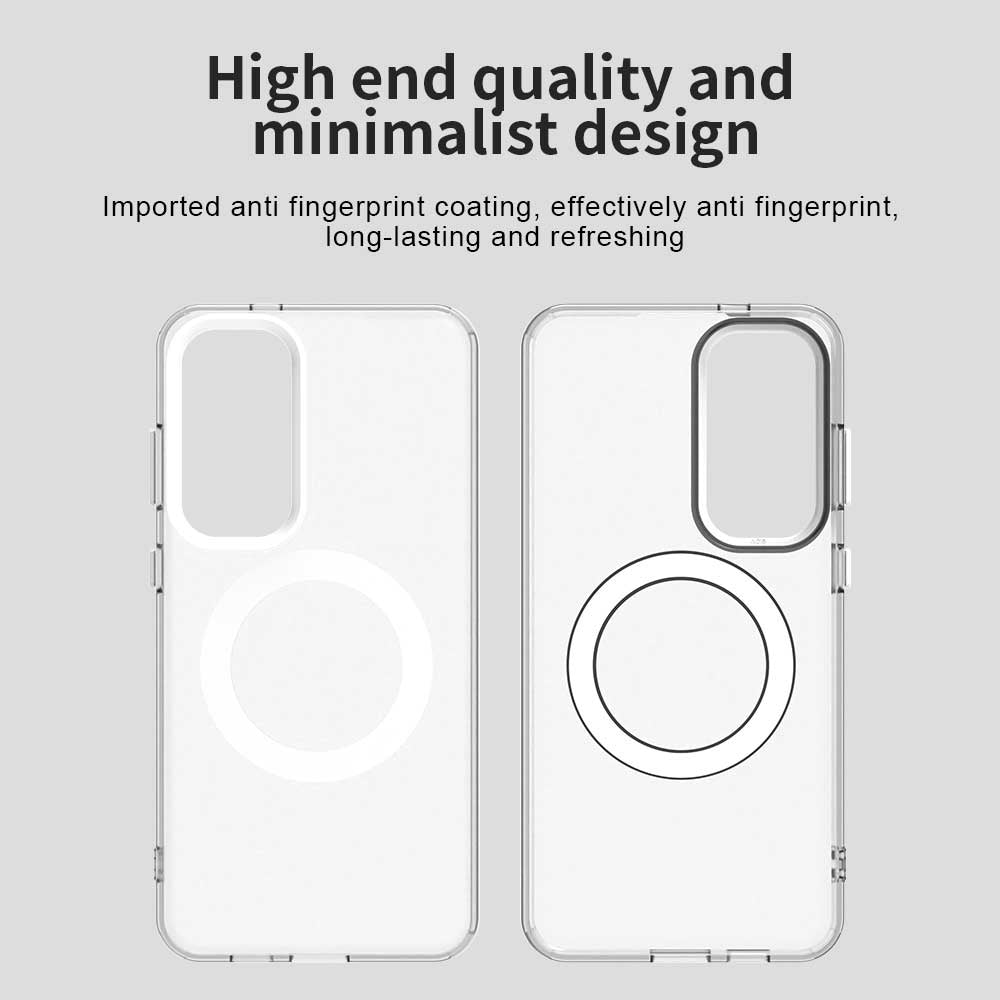 Husa MagSafe pentru Samsung Galaxy S25+ S936 / S24+ S926, Techsuit, CandyCase, Alba
