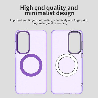 Husa MagSafe pentru Samsung Galaxy S25+ S936 / S24+ S926, Techsuit, CandyCase, Mov