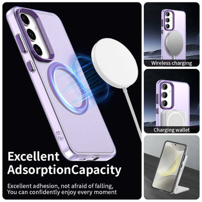 Husa MagSafe pentru Samsung Galaxy S25+ S936 / S24+ S926, Techsuit, CandyCase, Mov