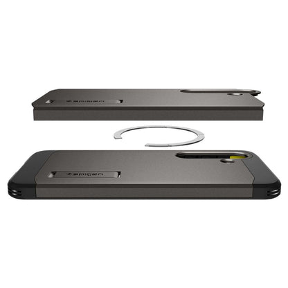 Husa MagSafe pentru Samsung Galaxy S25+ S936, Spigen, Tough Armor, Gri