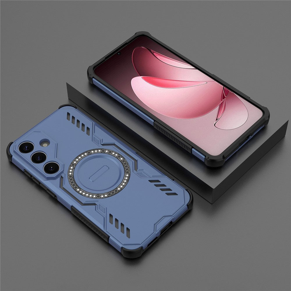 Husa MagSafe pentru Samsung Galaxy S25+ S936, Techsuit, ArmorMag, Albastra